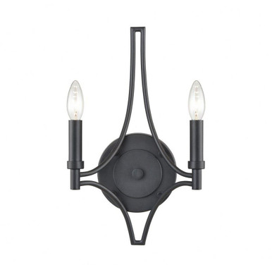 Spanish Villa 2 Light Candle Style Wall Sconce by Elk Home - 33431/2