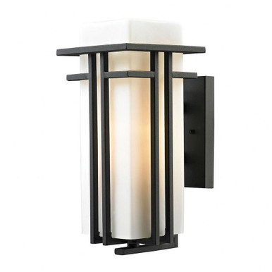 Croftwell 1 Light Outdoor Wall Lantern 15 Inch Tall by Elk Home - 45086/1