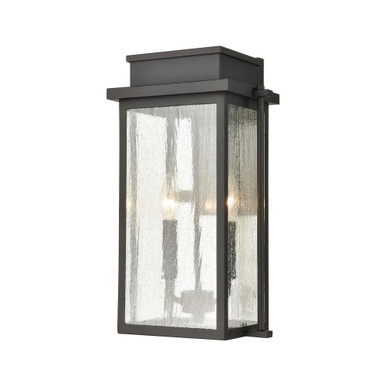 Braddock 2 Light Candle Style Outdoor Wall Mount by Elk Home - 45441/2