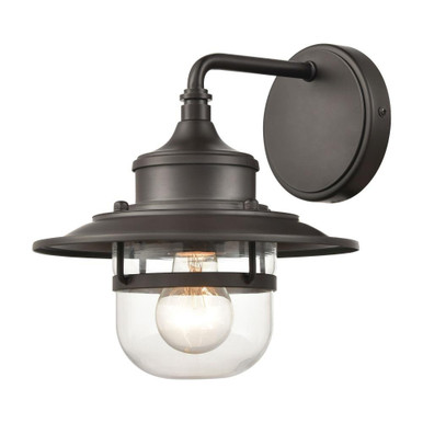 Renninger 1 Light Outdoor Wall Mount 10 Inch Tall by Elk Home - 46070/1