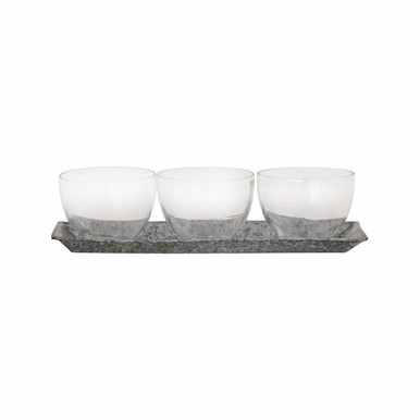 Farmhouse 13.75 Inch Triple Server by Elk Home - 626616