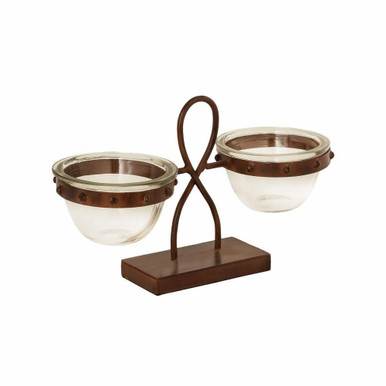 Lasson 9.25 Inch Double Server by Elk Home - 626678