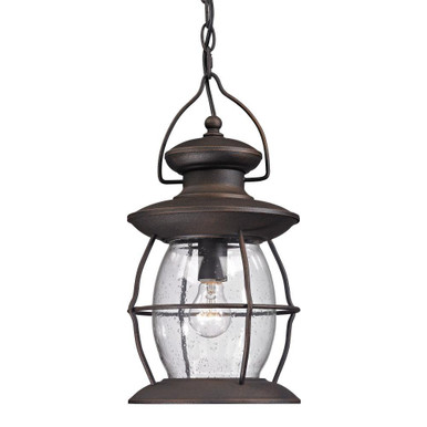 Village Lantern 1 Light Small Outdoor Pendant by ELK Home - 47043/1