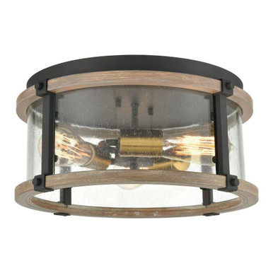 Geringer 3 Light 15 Inch Wide Flush Mount by ELK Home - 47285/3