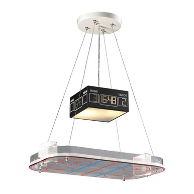 Novelty 2 Light Hockey Motif Pendant 12 x 12 Inch by ELK Home - 5138/2