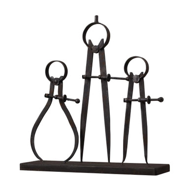 14.5 Inch Metal Compass and Caliper Set by Elk Home - 51-10001