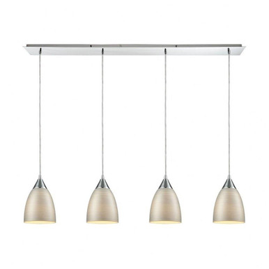 Merida 4 Light Oversized Rectangular Pendant by ELK Home - 56530/4LP