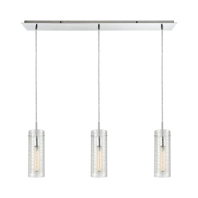 Swirl 3 Light Oversized Linear Pendant by ELK Home - 56595/3LP