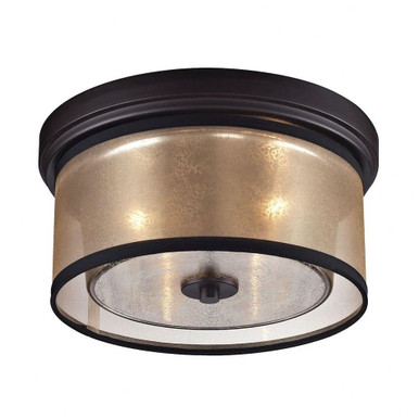 Diffusion 2 Light 13 Inch Wide Flush Mount by ELK Home - 57025/2