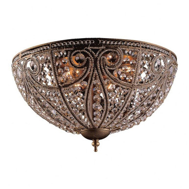 Elizabethan 6 Light 17 Inch Wide Flush Mount by ELK Home - 5963/6