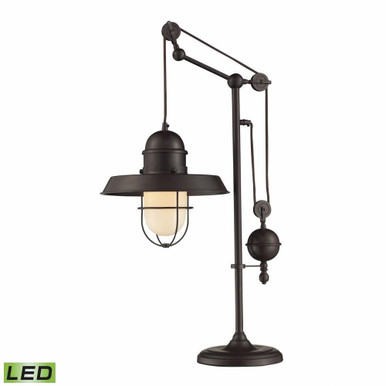 Farmhouse 9W 1 LED Desk Lamp In Industrial Style 32 x 17 Inches by ELK Home - 65072-1-LED