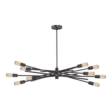 Xenia 10 Light Chandelier 25 x 40 inches by ELK Home - 66912/10