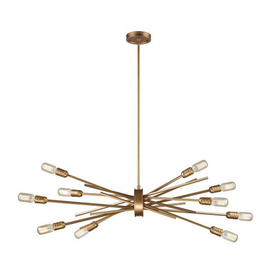 Xenia 10 Light Chandelier 25 x 40 inch by ELK Home - 66972/10