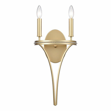 Noura 2 Light Candle Style Wall Sconce by Elk Home - 69480/2