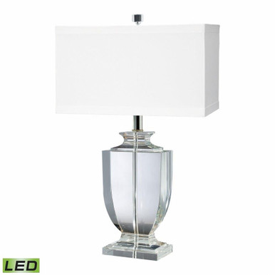 Crystal 9W 1 LED Table Lamp In Glam Style 27 x 16 Inches by ELK Home - 722-LED