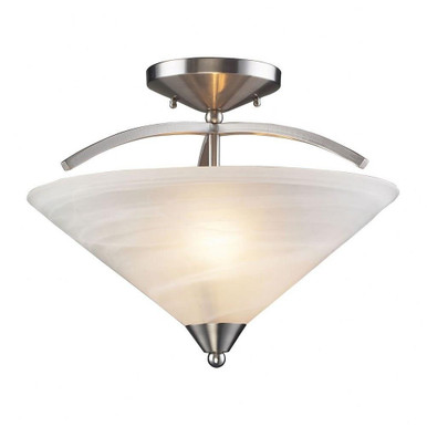 Elysburg 2 Light 16 Inch Wide Semi Flush Mount by ELK Home - 7633/2