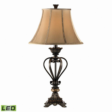 Lyon 9W 1 LED Table Lamp In Art Deco Style 34 x 18 Inches by ELK Home - 97900-LED