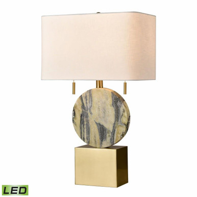 Carrin 18W 2 LED Table Lamp In Glam Style 26 x 16 Inches by ELK Home - D4705-LED