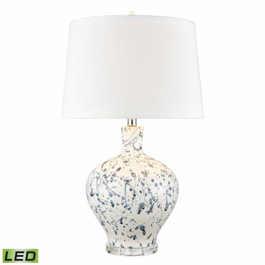 Rueben Crescent 9W 1 LED Table Lamp In Glam Style 27 x 17 x ELK Home - H0019-8030-LED