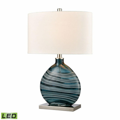Portview 9W 1 LED Table Lamp In Glam Style 22 x 15 Inches by ELK Home - H0019-8555-LED