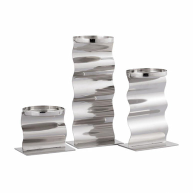 Curve 4.5 Inch Candleholder (Set of 3) In Modern by Elk Home - H0897-10533/S3