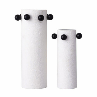 Beaded 5.5 Inch Vase Set of 2 In Modern and Contemporary Style by Elk Home - H0897-10521/S2