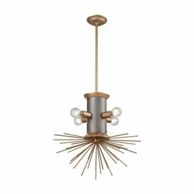 Lucy Spike 4 Light Chandelier 20 Inches Tall and 21 Inches Wide by ELK Home - D3571
