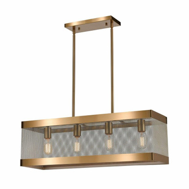 Line in the Sand 4 Light Chandelier 9 x 28 Inches Wide by ELK Home - D4334