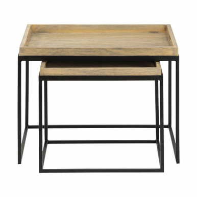 Akin 18 Inch Accent Table (Set of 2) by ELK Home - S0805-7445/S2