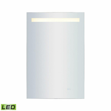 LED 24 Inch Mirror with Bluetooth Audio Speakers by ELK Home - LM3K-2436-PL1-BTA