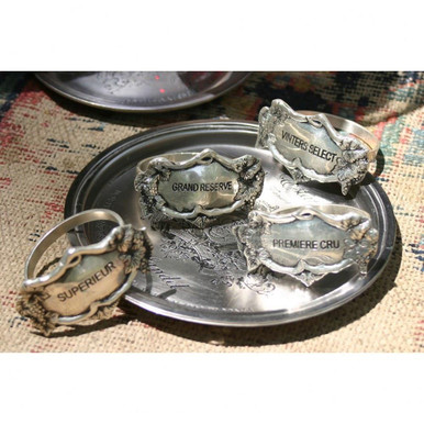 Vineyard Grade 2 Inch Napkin Rings (Set of 4) by Elk Home - NAP011/S4