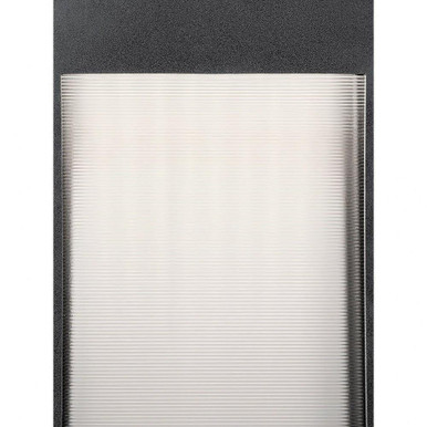 Ryo 9W 1 LED Medium Outdoor Wall Lantern 7.5 Inch Wide by Kichler - 49362BKTLED