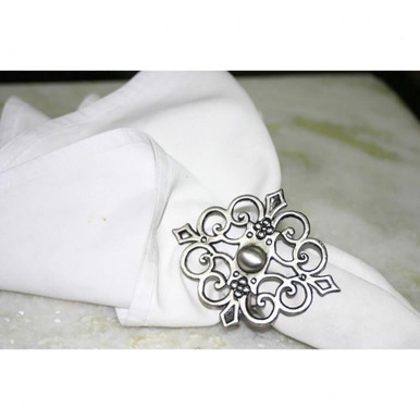 Italian 3.5 Inch Napkin Rings (Set of 4) by Elk Home - NAP014/S4