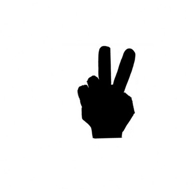 Peace Sign 0.88 Inch Cookie Cutters (Set of 6) by Elk Home - PCE/S6