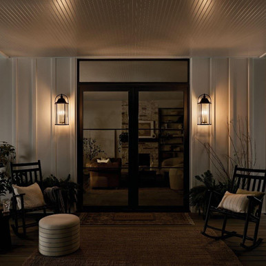 Harbor Row Four Light Outdoor Wall Lantern by Kichler - 49716BKT