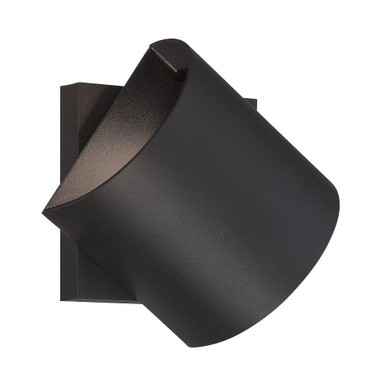 Revolve 3W 2 LED Round Outdoor Wall Lantern by George Kovacs - P1244-066-L