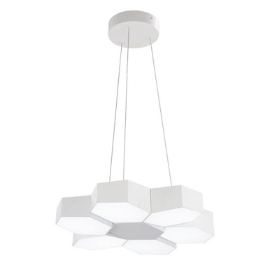 Hexacomb 38W 6 LED Large Pendant by George Kovacs - P8216-044B-L