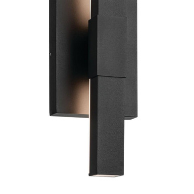 Nocar 20W 1 LED Medium Outdoor Wall Lantern by Kichler - 59144BKT