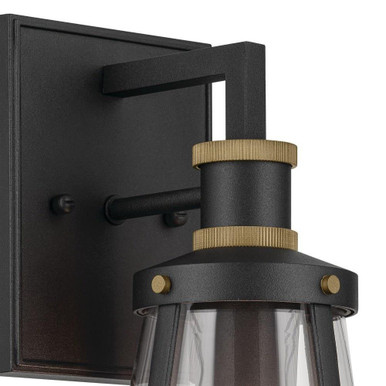Talman 1 Light Small Outdoor Wall Lantern by Kichler - 59146BKT