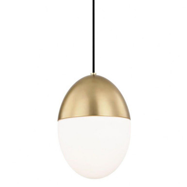 Orion 1 Light Pendant 14 Inches Tall and 10 Inches Wide by Mitzi - H206701L-AGB