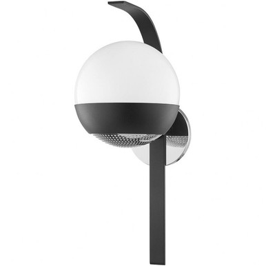 Aly 1 Light Wall Sconce by Mitzi - H409101-PN/BK