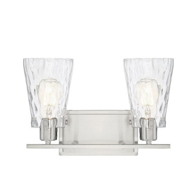 Vaughan 2 Light Vanity Light by Savoy House - 8-4508-2-SN