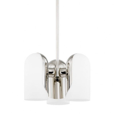 Mabel 3 Light Pendant 9.5 Inches Tall and 15 Inches Wide by Mitzi - H550703-PN