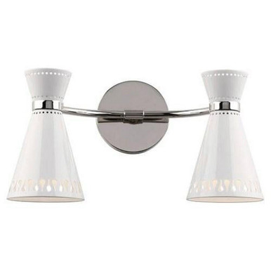 Jonathan Adler Havana 2 Light Wall Light 16.38 Tall by Robert Abbey - W708