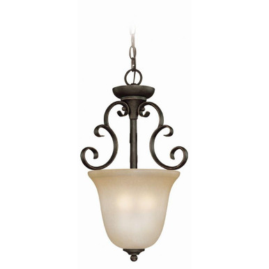 Barret Place 3 Light Medium Pendant by Craftmade - 24223-MB
