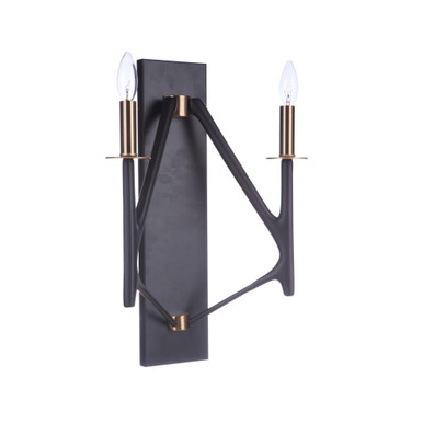 The Reserve Two Light Wall Sconce by Craftmade - 55562-FBSB