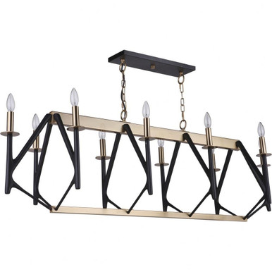 The Reserve 10 Light Large Linear Island Pendant by Craftmade - 55570-FBSB