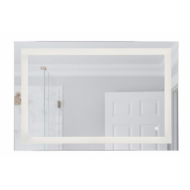 55W 1 LED Mirror 32 Inch Tall and 47.99 Inch Wide by Craftmade - MIR115-W