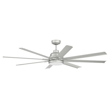 Rush 8 Blade Ceiling Fan with Light Kit 65 Inch Wide by Craftmade - RSH65-8