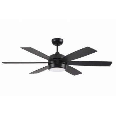 Trevor 6 Blade Ceiling Fan with Light Kit 52 Inch e Wide by Craftmade - TRV52